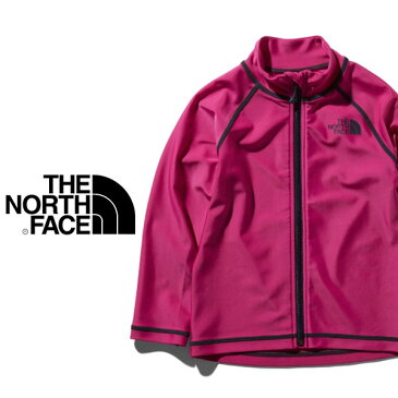 送料無料 子供 長袖 UV ラッシュガード THE NORTH FACE ノースフェイス L/S Sunshade Full Zip Jacket ロングスリーブ サンシェード フルジップ ジャケット キッズ ストレッチ ビーチ 耐塩素 ntj11940