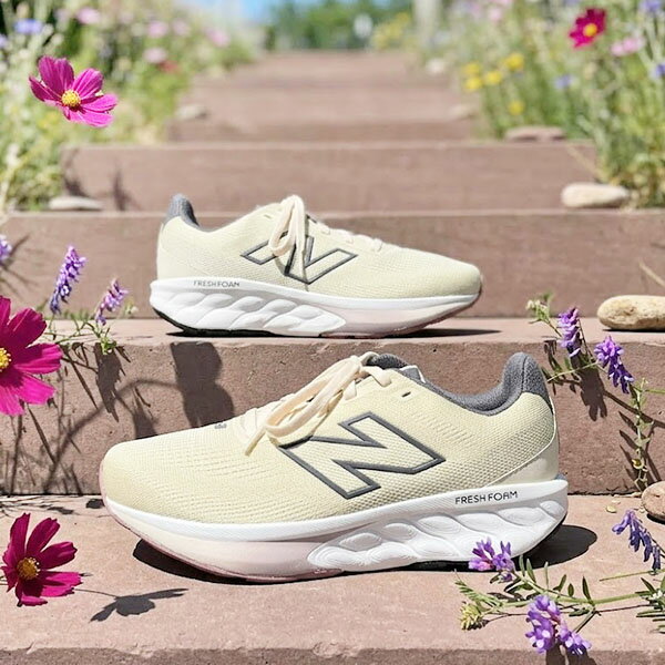 2026春夏新作 送料無料 ニューバランス 厚底 ランニングシューズ New Balance レディース Fresh Foam 520 v9 スニーカー 靴 ベージュ W5207J8D