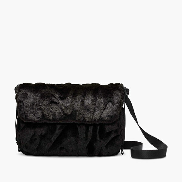 38%off ナイキ フェイクファー ショルダーバッグ ボディバッグ NIKE NSW FTRA 365 FUR クロスボディ ポーチ 1L カバン バッグ ショルダー ポシェット カジュアル ブラック fz1326 2