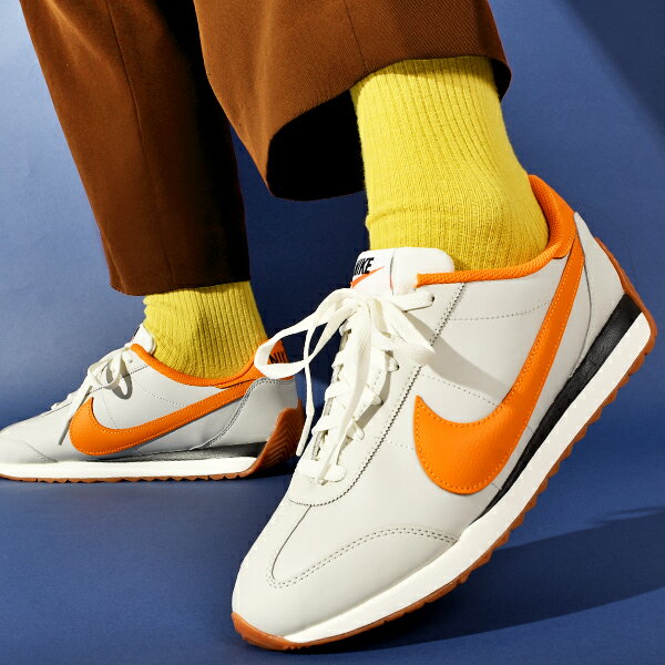 乐天商城 - 送料無料 ナイキ スニーカー メンズ NIKE パシフィック LTR PACIFIC ガムソール シューズ ホワイト オレンジ im4006