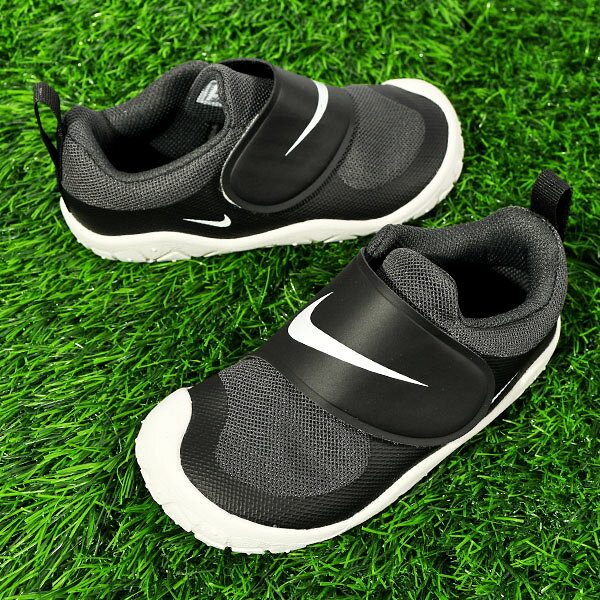 乐天商城 - 送料無料 ナイキ スニーカー キッズ ベビー NIKE スウッシュ 1 エッセンシャル TD ベビーシューズ 子供靴 子どもスニーカー シューズ 靴 ベルクロ ブラック ホワイト hv5043 2026春夏新作