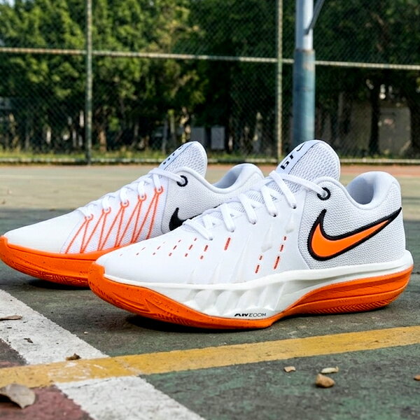 樂天商城 - 送料無料 ナイキ バスケットボールシューズ メンズ NIKE エア ズーム G.T. カット アカデミー 2 EP バスケットボール バッシュ シューズ スニーカー 靴 hv9775 ホワイト オレンジ 2026春夏新作