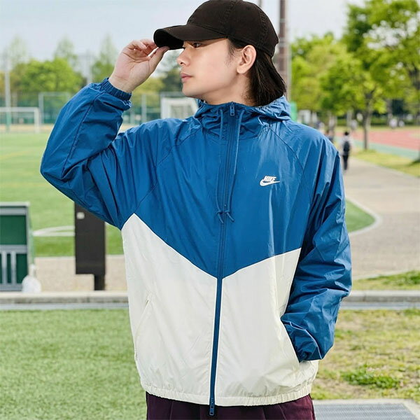 乐天商城 - 送料無料 ナイキ ウィンドジャケット メンズ NIKE AS M NK WR LND JKT 26 フーディ フード ジャケット トラックジャケット スポーツウェア 撥水 ブルー ホワイト hv8370 2026春夏新作