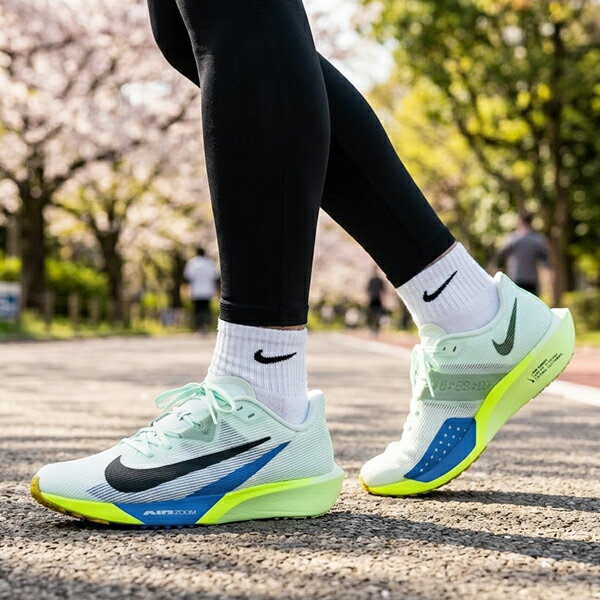 乐天商城 - 2026夏新作 送料無料 ナイキ ランニングシューズ メンズ NIKE Air Zoom Rival Fly 4 エアズーム ライバル フライ 4 スニーカー FV6040 グリーン マルチカラー