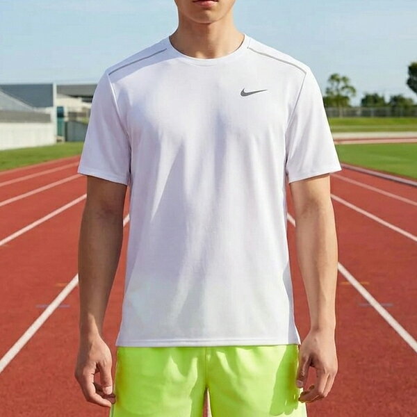 乐天商城 - ゆうパケット発送！ 送料無料 ナイキ 半袖 Tシャツ メンズ レディース NIKE DF UV MILER S/S トップ ロゴ TEE スポーツウェア トレーニング ホワイト 白 2026夏新作 IF2083