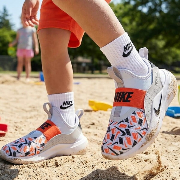 乐天商城 - 2026夏新作 送料無料 ナイキ キッズ シューズ スニーカー NIKE フレックス ランナー 4 AOP PS ジュニア 子供 男の子 女の子 ベビーシューズ 子供靴 靴 IO9507 100 15%off