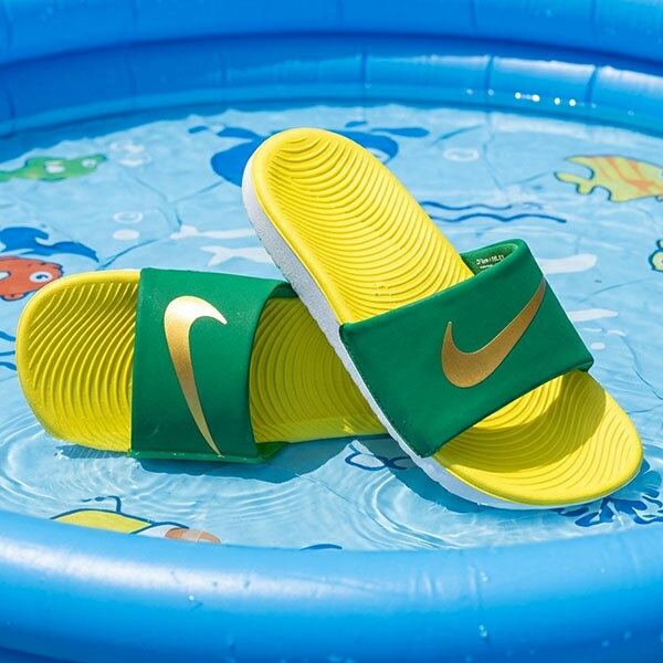 Rakuten - 2026夏新作 ナイキ スポーツサンダル キッズ NIKE カワ スライド GS/PS サンダル シャワーサンダル ジュニア 子供 FJ8812 301 20%off