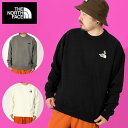 送料無料 ヤマネコ刺繍 ノースフェイス 裏毛 スウェット トレーナー メンズ レディース THE NORTH FACE Zoo Picker Crew ズー ピッカー クルー プルオーバー 山猫 NT12536 2025春夏新作