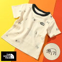 ネコポス発送!送料無料 ノースフェイス 動物柄 半袖Tシャツ ベビー キッズ 子供 THE NORTH FACE B S/S Latch Pile Tee ラッチ パイル ティー ntb32281 2025春夏新色