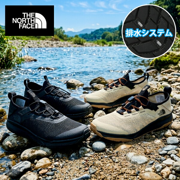 樂天商城 - 送料無料 排水システム ノースフェイス 水陸両用 シューズ メンズ THE NORTH FACE Platte Canyon プラット キャニオン ブラック NF02645 2026春夏新作
