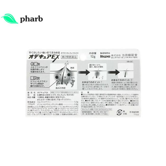 ファーブドラッグ 楽天市場店の【第2類医薬品】オデキュアEX 12g｜アングル2