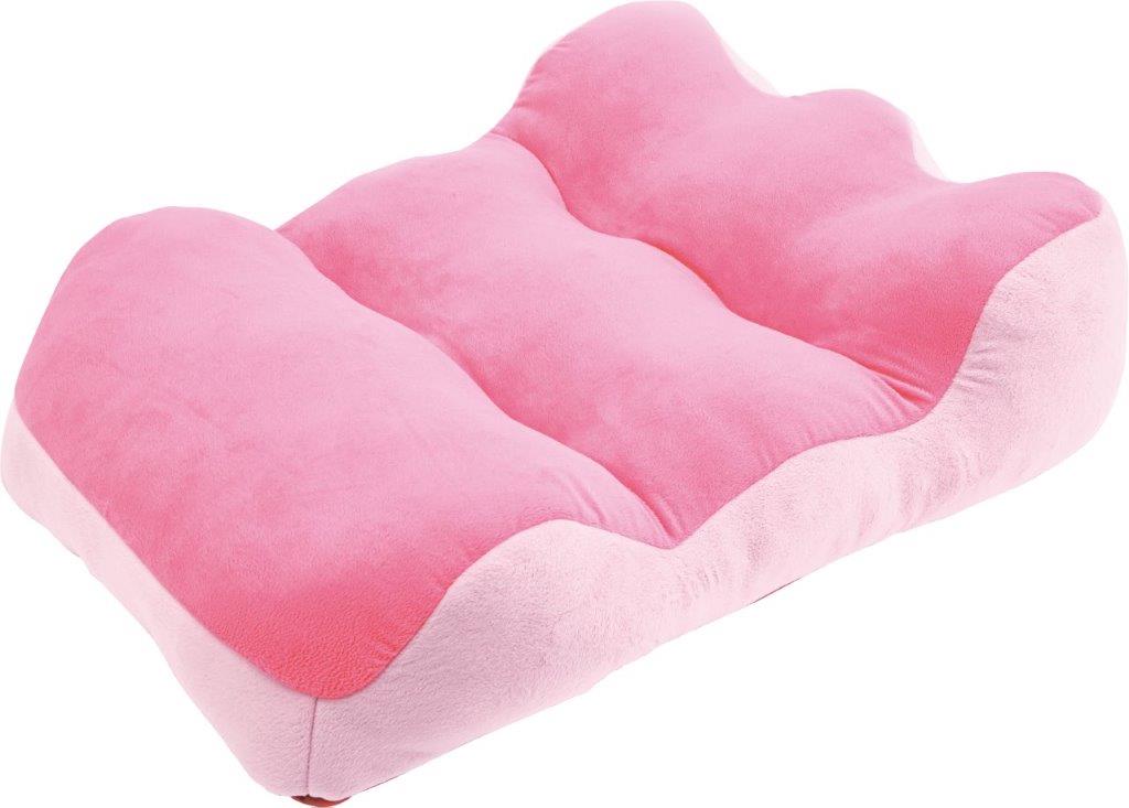 のびのび腰痛対策脚クッション ピンク
