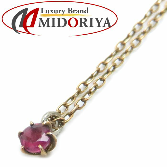 ジャムホームメイド JAM HOME MADE ネックレス ピンクトルマリン ゴールドメッキ GP ペンダント/094573【中古】【BJ】