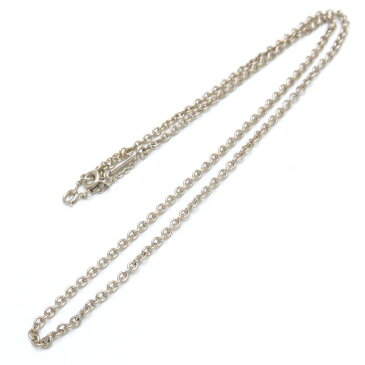 Cartier カルティエ フォルサチェーンネックレス K18WG 42.5cm 8.2グラム 750 ホワイトゴールド/094956【中古】