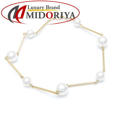 【3万円OFFクーポン】ミキモト MIKIMOTO パールブレスレット K18YG 真珠 5〜6.3ミリ イエローゴールド/095126【中古】