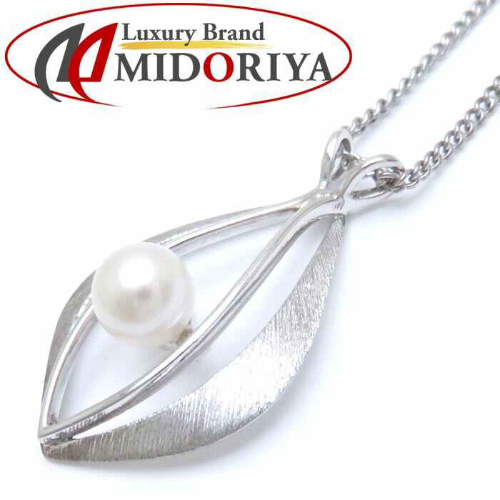 ミキモト MIKIMOTO ネックレス パール7ミリ SV シルバー 真珠 ペンダント/097379【中古】【BJ】