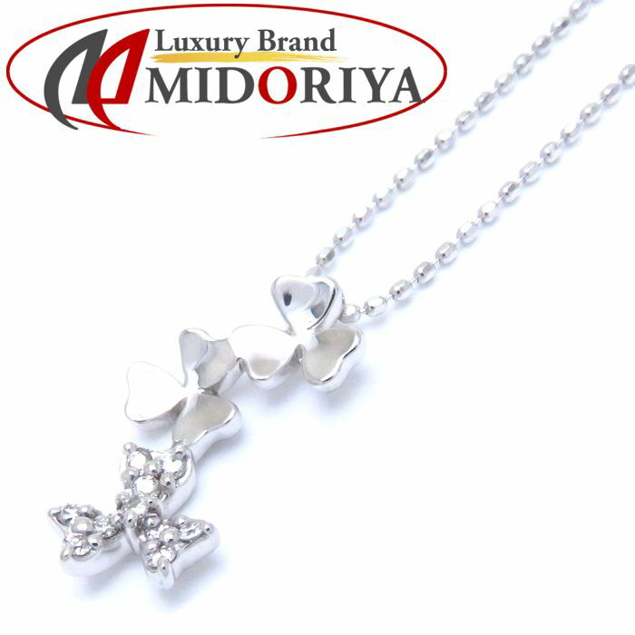 ヴァンドーム青山 VENDOME AOYAMA ネックレス フラワーモチーフ K18WG ダイヤモンド ホワイトゴールド ペンダント/097723【中古】【BJ】のサムネイル