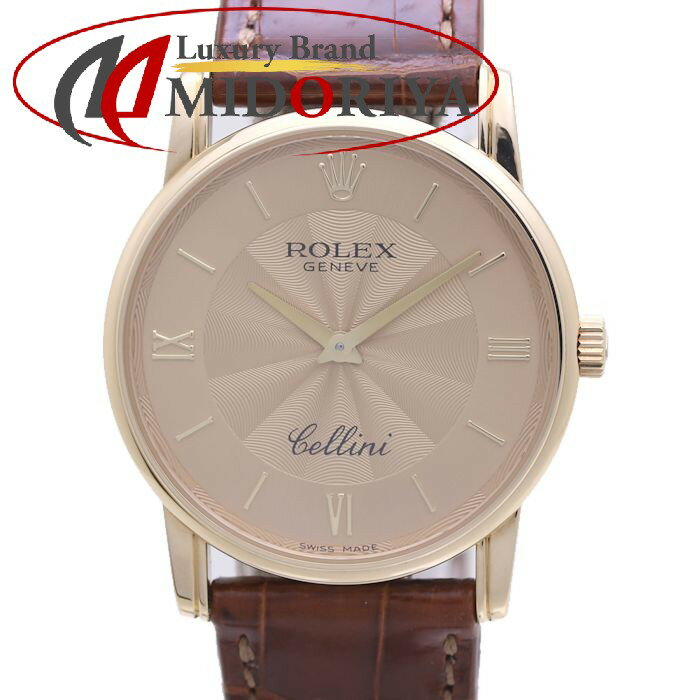 ロレックス ROLEX チェリーニ 5116/8 K18YG イエローゴールド × 革 メンズ / 38771【中古】【腕時計】