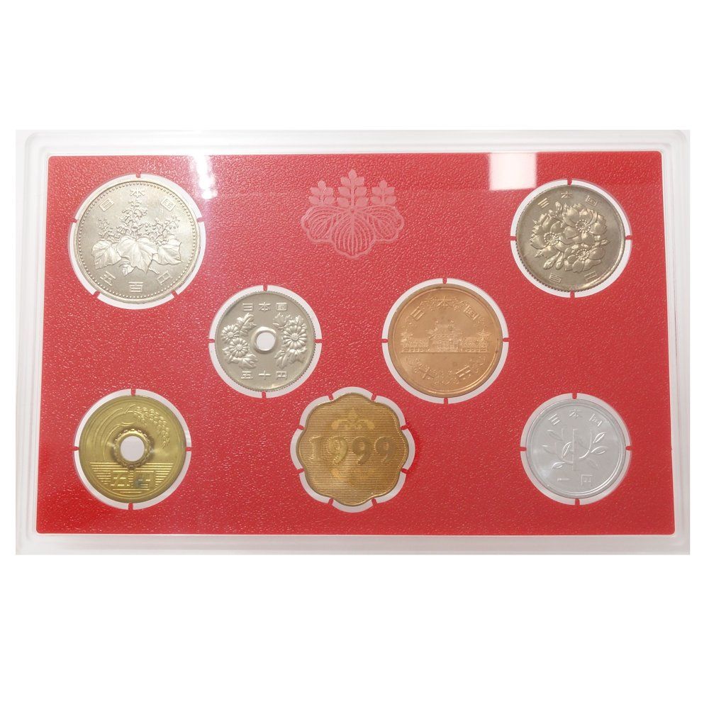 Luxury Brand ミドリヤ楽天市場店の貨幣セット 額面666円 MINT BUREAU JAPAN 1999年 ☆未使用 コレクション /081087｜アングル2