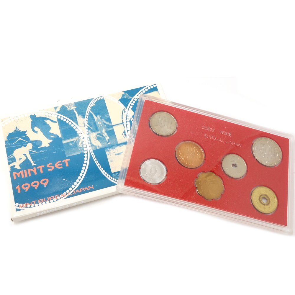 Luxury Brand ミドリヤ楽天市場店の貨幣セット 額面666円 MINT BUREAU JAPAN 1999年 ☆未使用 コレクション /081087｜アングル3