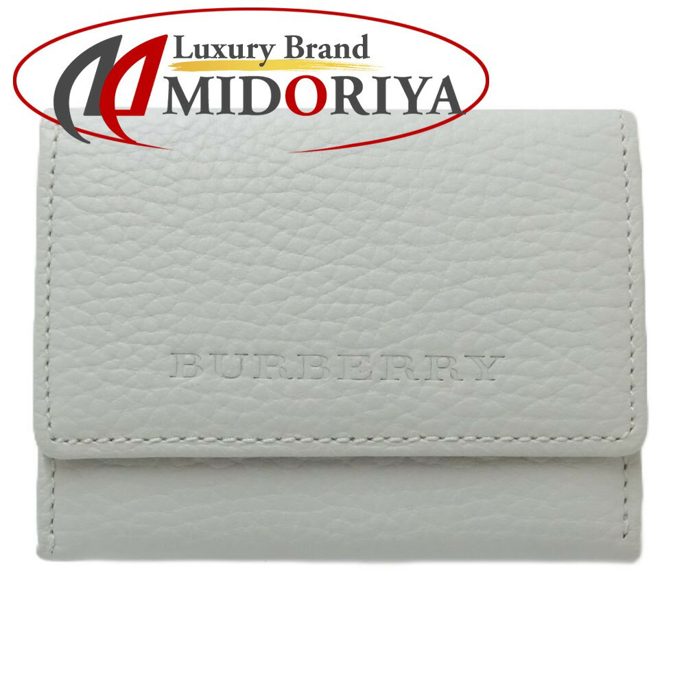 バーバリー BURBERRY 名刺入れ カードケース レザー ホワイト / 083535【中古】 1