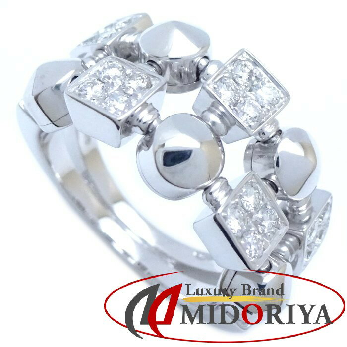 ブルガリ BVLGARI ルチア リング 指輪 ダイヤモンド 11.5号 K18WG ホワイトゴールド / 290171【中古】【BJ】