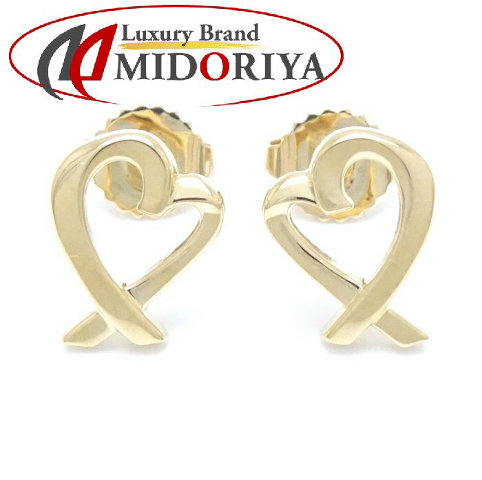 TIFFANY&Co. ティファニー ラビングハート ピアス パロマピカソ K18YG イエローゴールド /290367【中古】【BJ】のサムネイル