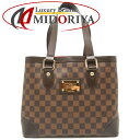 LOUIS VUITTON ルイヴィトン ダミエ ハムステッドPM N51205 トートバッグ ブラウン/251043【中古】