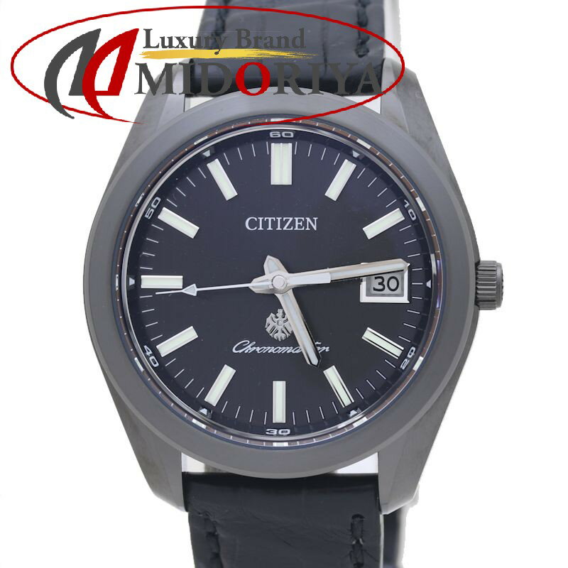 CITIZEN シチズン ザ・シチズン ブラックイーグル AQ4054-01E 300本限定 ステンレススチール x革 メンズ /39176【中古】【腕時計】