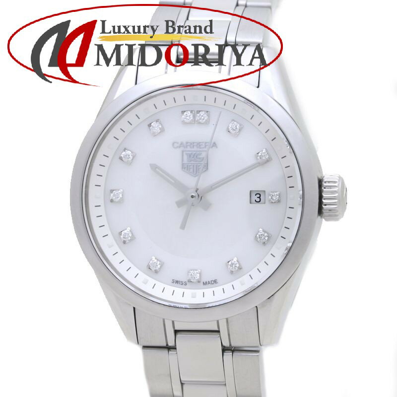 TAG HEUER タグホイヤー カレラ レディ WV1411.BA0793 13Pダイヤモンド【' ...