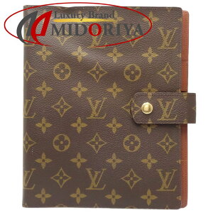 LOUIS VUITTON ルイヴィトン モノグラム アジェンダGM R20106 手帳カバー ブラウン/180328【中古】