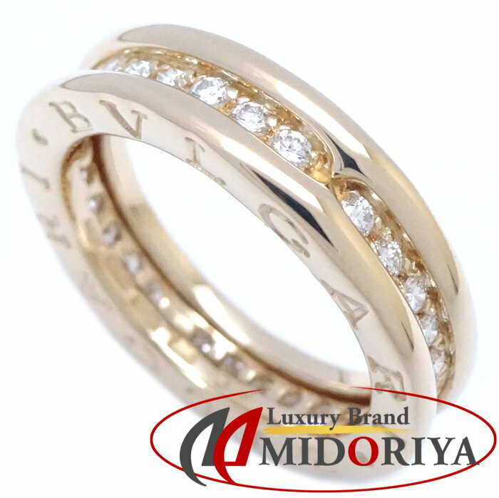 BVLGARI ブルガリ ビーゼロワン リング 指輪 ダイヤモンド 1バンド XS #49 9号 B.zero1 K18YG イエローゴールド /291607【中古】【BJ】のサムネイル