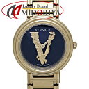 VERSACE ヴェルサーチ ヴィルトゥス ミニ デュオ VET300121 ステンレススチール レディース /130134【中古】【腕時計】