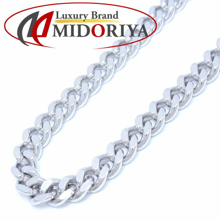 喜平ネックレス Pt850プラチナ 2面 シングル 70.5cm 75.6g/75277【中古】【FJ】