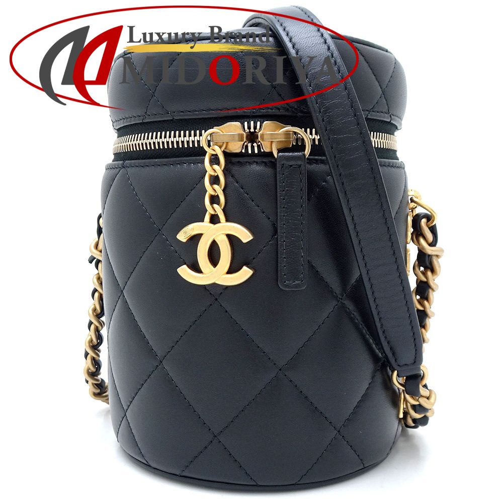 シャネル CHANEL シャネル バニティ AS2735 斜め掛けショルダーバッグ ラムスキン ブラック/351255 ☆未使用