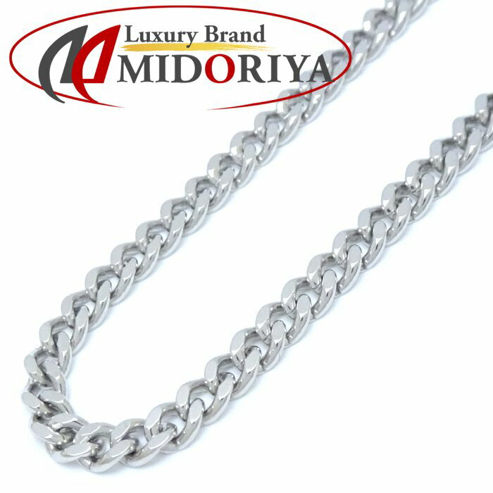 喜平ネックレス Pt850プラチナ 2面 シングル 50cm 30.2g/75337【中古】【FJ】