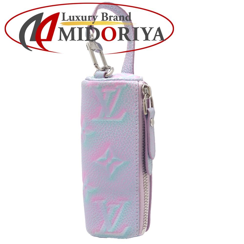 LOUIS VUITTON ルイヴィトン ポーチ M00837 マイクロ パピヨン モノグラム アンプラント リラ/180721【中古】