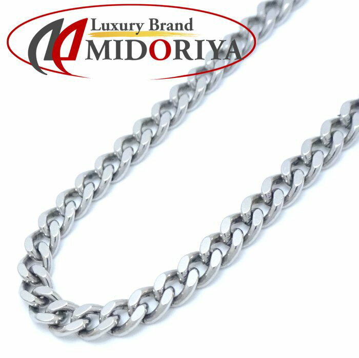 喜平ネックレス Pt850プラチナ 2面 シングル 60.5cm 20.2g/75899【中古】【FJ】