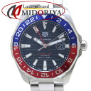 TAG HEUER タグホイヤー アクアレーサー キャリバー7 GMT WAY201F.BA0927 ステンレススチール メンズ /39813【中古】【腕時計】
