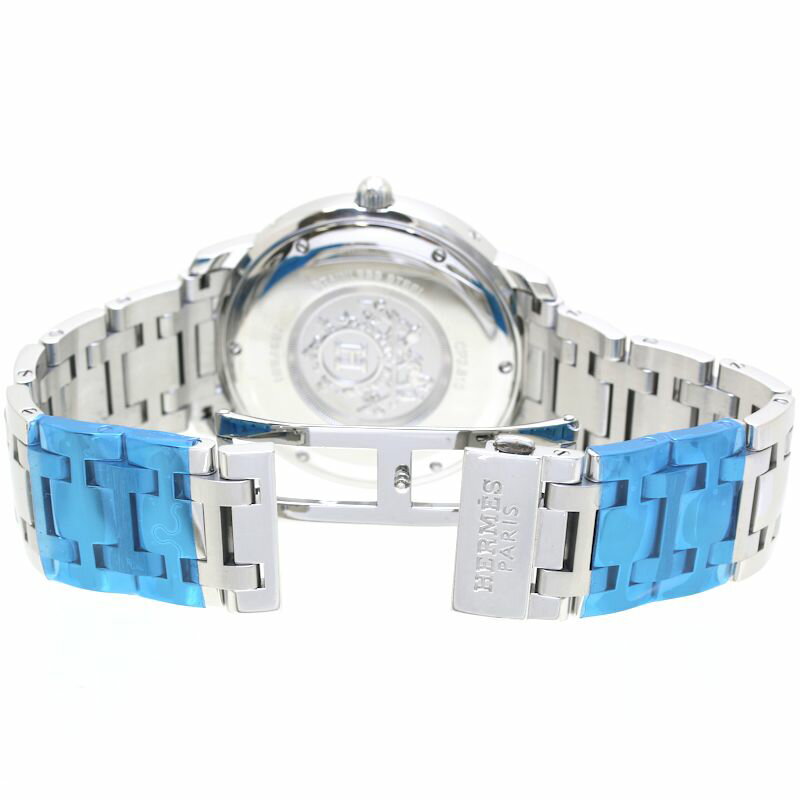 HERMES エルメス クリッパー クラシック CP2.810.230/4964【磨き済】ステンレススチール メンズ /39781【中古】【腕時計】