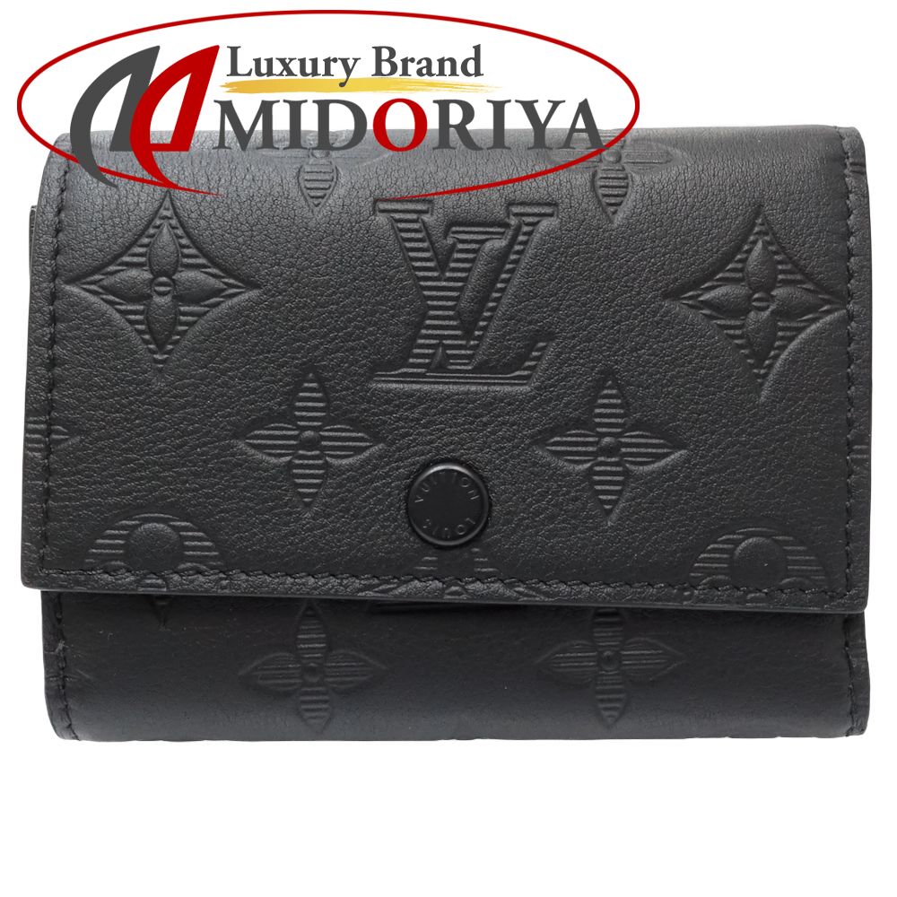 LOUIS VUITTON ルイヴィトン 三つ折り財布 M12635 ヴィクターウォレット モノグラム シャドウ ノワール/181030【中古】のサムネイル