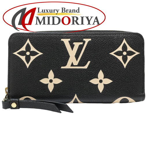 LOUIS VUITTON ルイヴィトン 長財布 M80481 ジッピーウォレット モノグラム バイカラー アンプラント ノワール/181036【中古】 LOUIS VUITTON ルイヴィトン 長財布 M80481 ジッピーウォレット モノグラム バイカラー アンプラント ノワール/181036【中古】