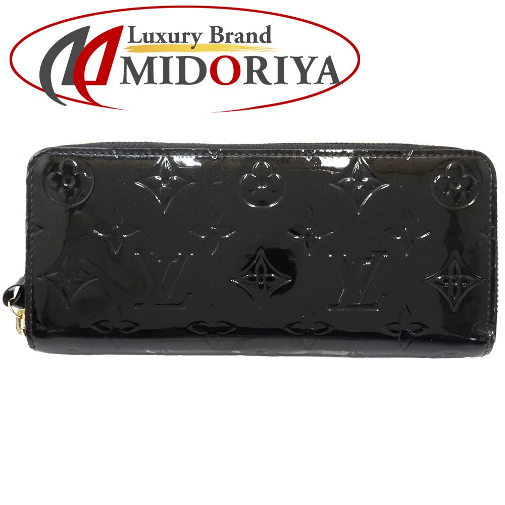 LOUIS VUITTON ルイヴィトン ヴェルニ 長財布 M90920 ポルトフォイユ クレマンス ノワール/181169【中古】