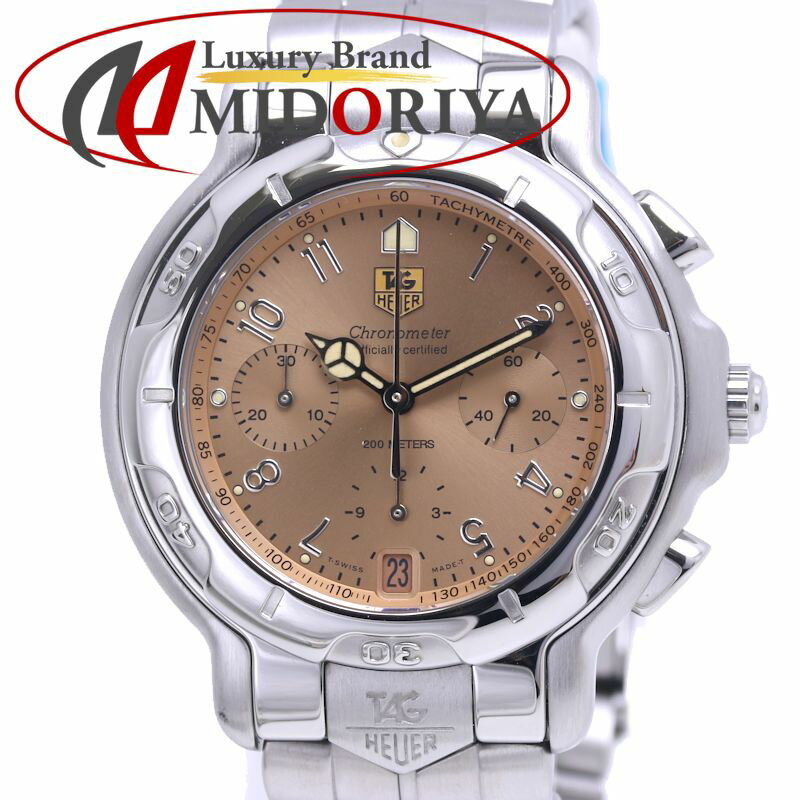 TAG HEUER タグホイヤー 6000シリーズ クロノグラフ デイト CH5111.BA0675 ステンレススチール メンズ /39952【中古】【腕時計】