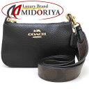 COACH コーチ F73792 ショルダーバッグ レザー ブラック アウトレット/352545【中古】