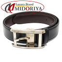 CARTIER カルティエ ベルト L5000058 タンクアメリカンベルト 85/95 レザー ブラック ブラウン/181501【中古】