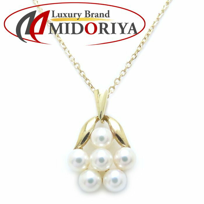 Rakuten - MIKIMOTO ミキモト パール ネックレス 真珠 K18YG イエローゴールド /294054【中古】【BJ】