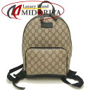 GUCCI グッチ 429020 リュック・バックパック GGスプリームキャンバス ベージュ ブラック/252987【中古】