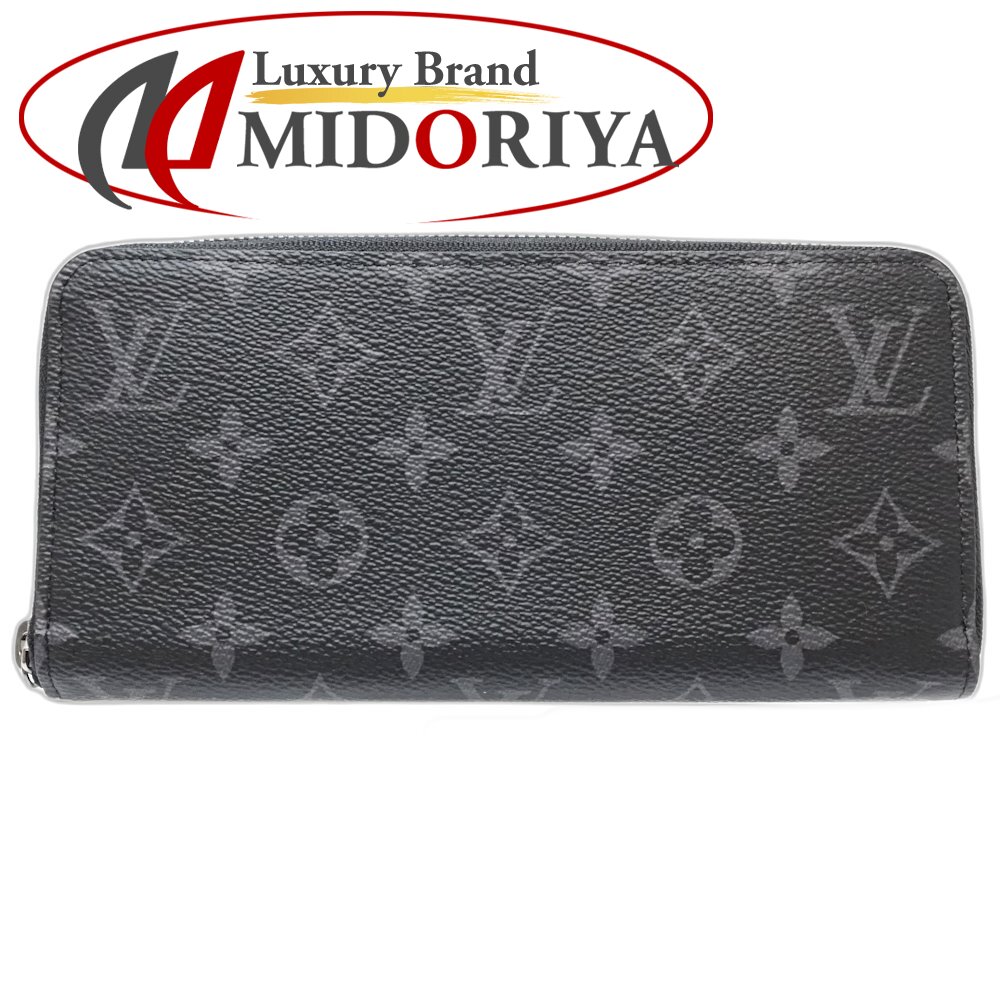 【中古】LOUIS VUITTON ルイヴィトン 長財布 M11611 ジッピーウォレット ホリゾンタル モノグラム エクリプス ノワール メンズ /181649のサムネイル
