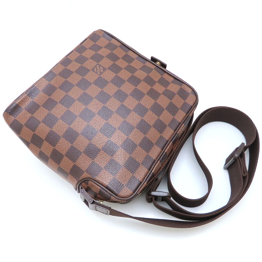 LOUIS VUITTON ルイヴィトン ダミエ オラフPM ユニセックス N41442 ショルダーバッグ エベヌ レディース /352792【中古】